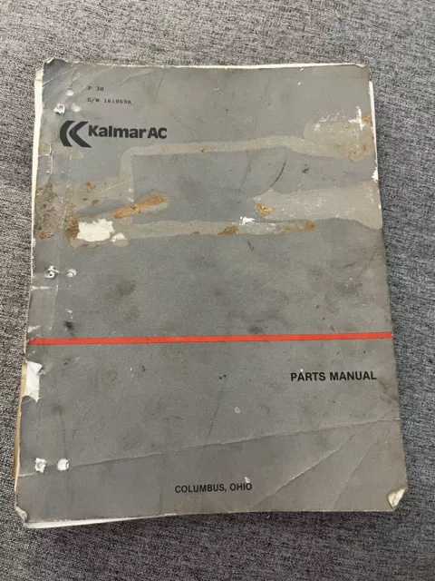 Kalmar AC P30 Parts Manual