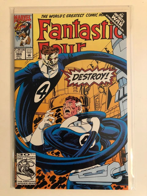 Marvel Comics Fantastic Four # 366 Destroy Infinity War Crossover