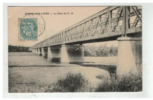 58 Cosnes Sur Loire #10560 Le Pont Du P. O. Edit Didier