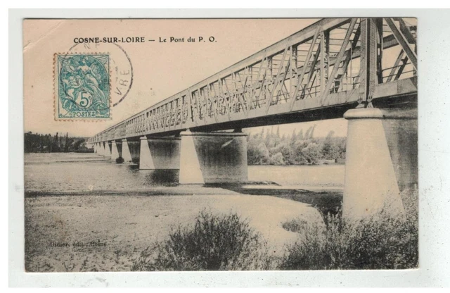 58 Cosnes Sur Loire #10560 Le Pont Du P. O. Edit Didier