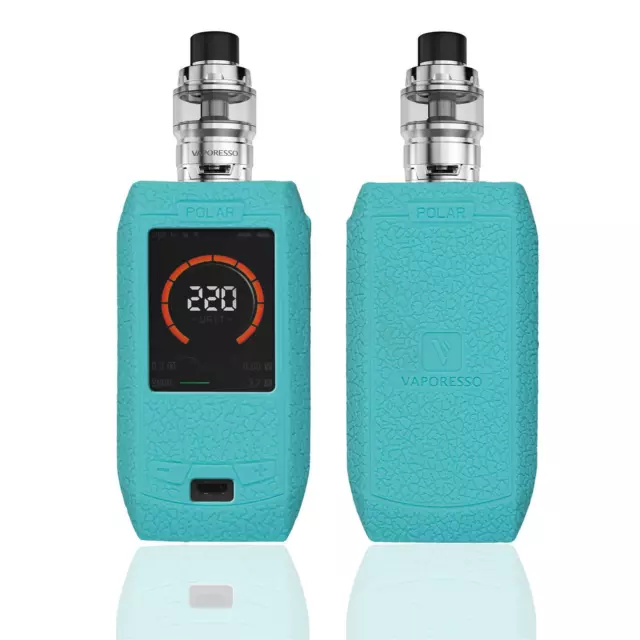 Für E-Zigarette Vaporesso Polar – Silikon Schutz-Hülle Cover Case – hellblau 2