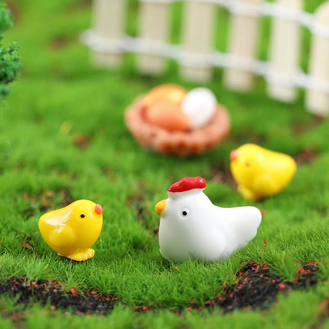 GIVBRO – Mini Figurines Lucioles Lumineuses En Résine – 10 Pièces – Décoration Jardin Féerique Et Maison De Poupée