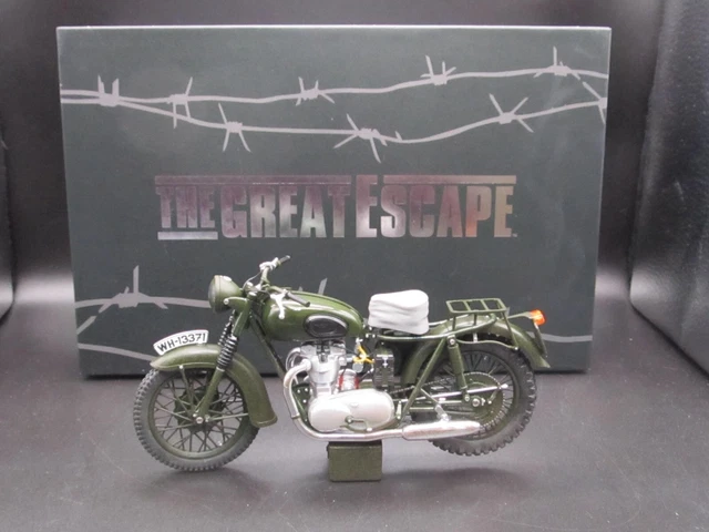 Corgi Triumph Motorbike Trophy The Great Escape Steve Mcqueen Weathered CC08501
