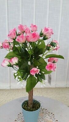 Rose Elena 45cm weiß PM Seidenblumen Kunstblumen künstliche Blumen Rosen 