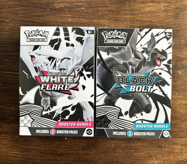 scarlet & violet black bolt and white flare booster box Today is the release of the Pokmon TCG Scarlet & Violet: Black Bolt & White Flare set