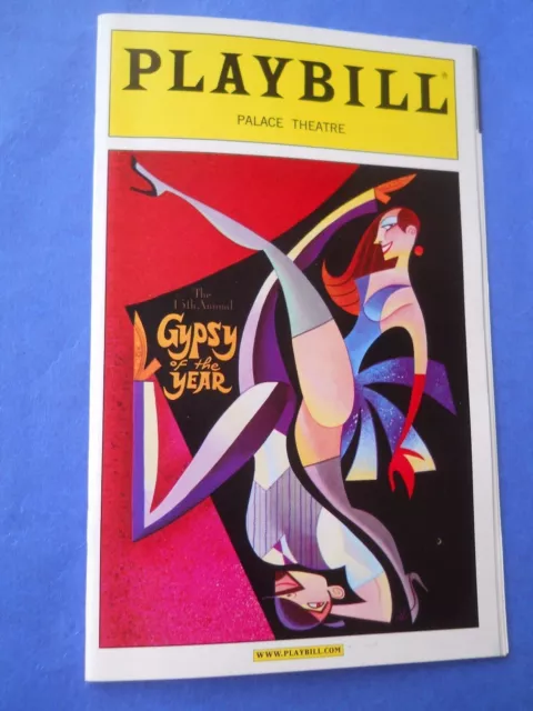15th Annual -  Palace Theatre Program - Gypsy of the Year - With Ticket Aids