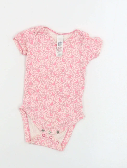 Baby Boden bambina rosa stampa animale cotone babygrow pezzo unico taglia 9-12 mesi