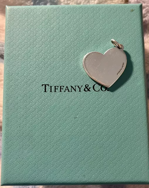 Vintage Tiffany & Co. Sterling Silver Extra Large (27g) Heart Pendant