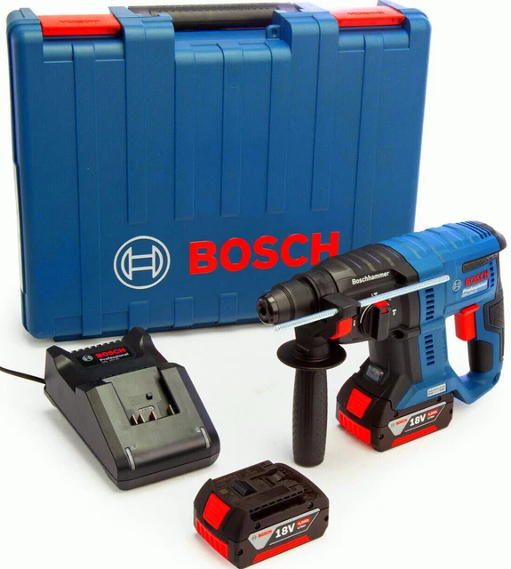 BOSCH GBH 18V-21 Brushless 18V SDS Plus Cordless Rotary Hammer Dri Kit ...