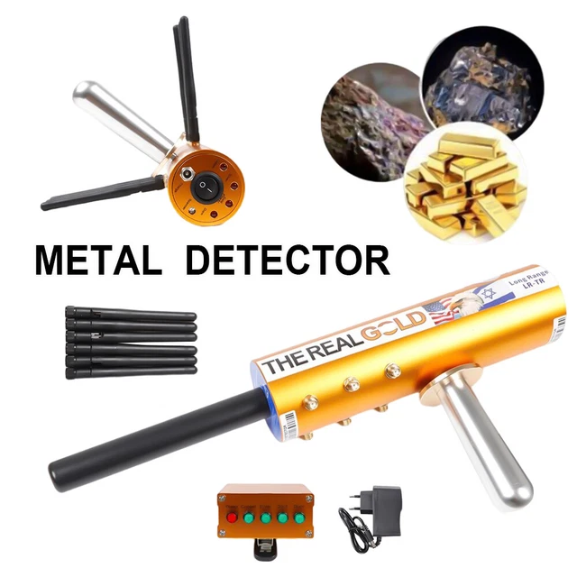 6 Antennen Handheld Metall Detektor Diamond Silber Detector Metallsuchgerät 800M