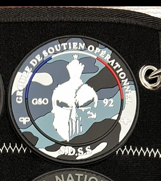 Ancien écusson D'épaule Gibraltar Reserve Police – Vintage Michigan – Pièce De Collection Obsolète