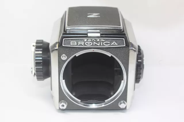 AS IS Zenza Bronica S2 Silver Film Camera Body Only Made In Japan