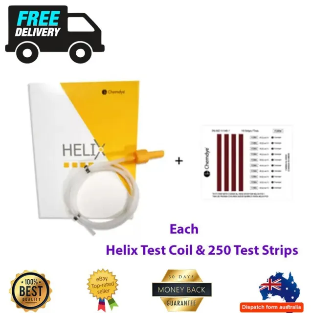 Dental Helix Test Chemdye (Helix Test Coil & 250 Test Strips) #Each.