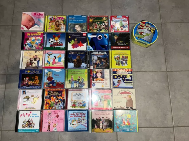 61x Stück Kinder CDs Lieder  Geschichten Hörbuch - CD Sammlung - Siehe Fotos  P9