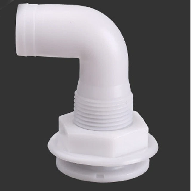1 x 1-1/4 pouce écrou plastique 90 degrés coupe-coque raccord tuyau de pompe d
