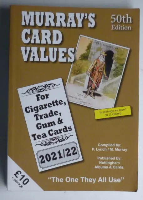 50th Edition Murray's Cigarette, Trade, Gum & Tea Card Values 2021/22