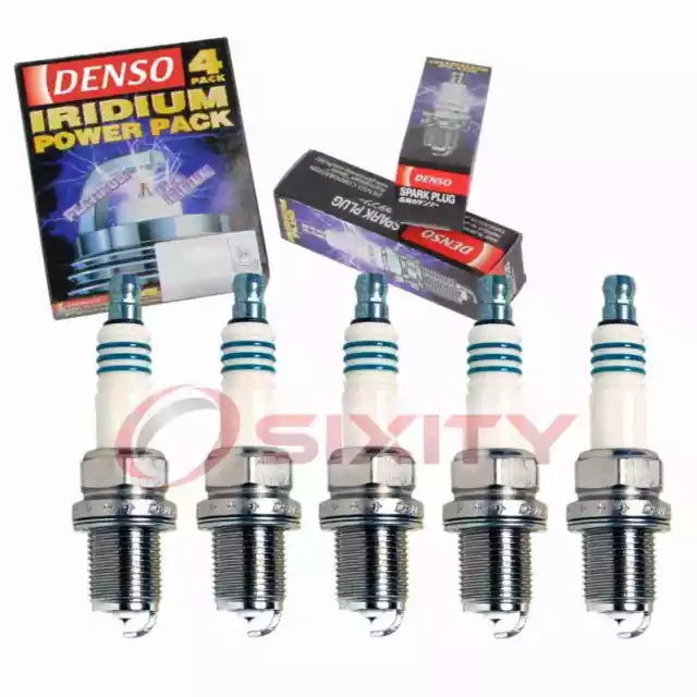 5 pc Denso Iridium Power Spark Plugs for 1999-2000 Volvo S70 2.4L L5 qh