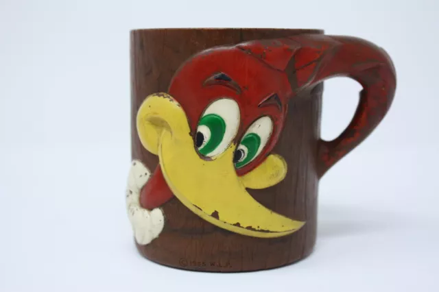 1965 Woody Woodpecker Plastic Cup/Mug F&F Mold & DIE Works, Inc. Dayton Ohio