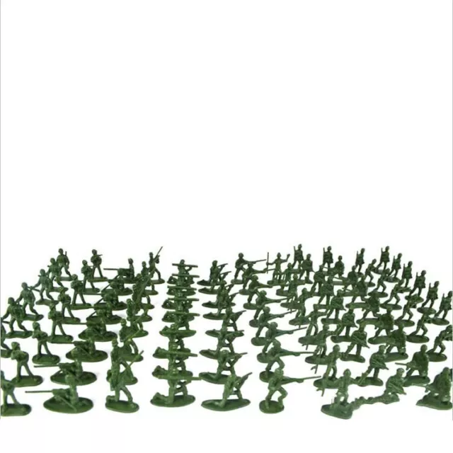 Kids 121 Piece Figures Military Play Set Accessories Army Soldiers Toys Gifts