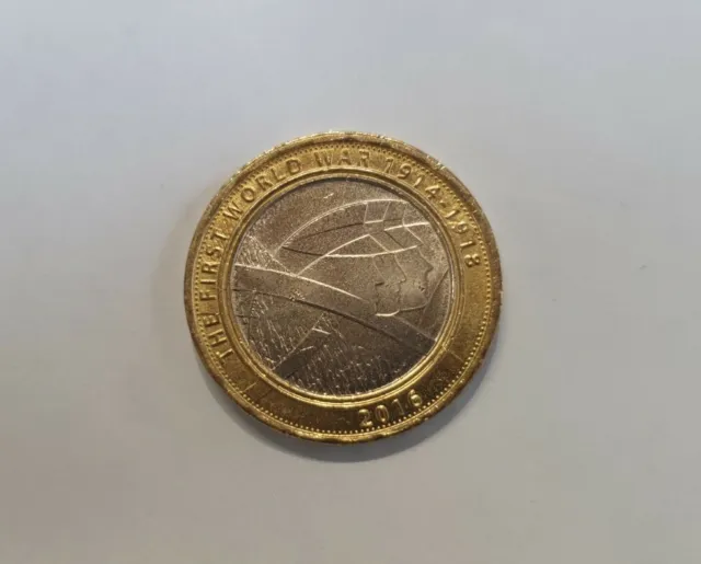The First World War £2 Coin Two Pound Currency from 2016