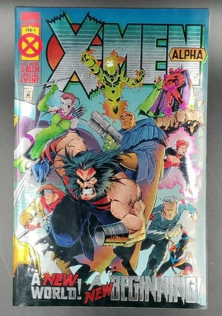 X-Men Alpha #1 NM (Marvel Limited Series Chromium Cover Feb 1995) 1st Dark Beast