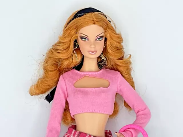 BARBIE Doll Top Model Summer Muse Red Hair Steffi Face ReStyled