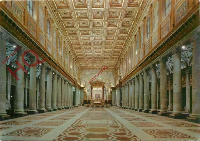 Picture Postcard:-Rome, Roma, Basilica of St. Maria Maggiore, Interior