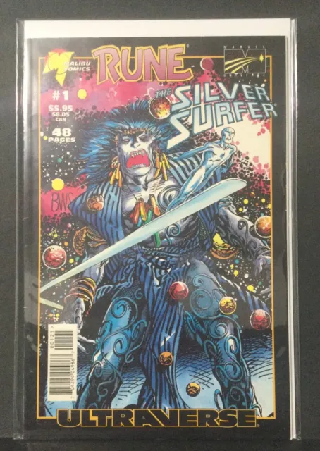 Rune and The Silver Surfer - #1 - 48 Pages - Malibu/Marvel - 1995 - VF/NM