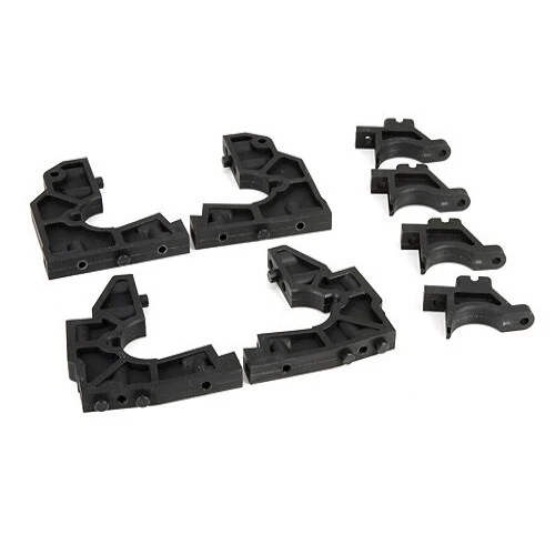 Jeu De Cloisons Arrière Usinées CNC Integy Pour Losi Desert Buggy XL-E 1/5 - Noires, Renfort Et Style