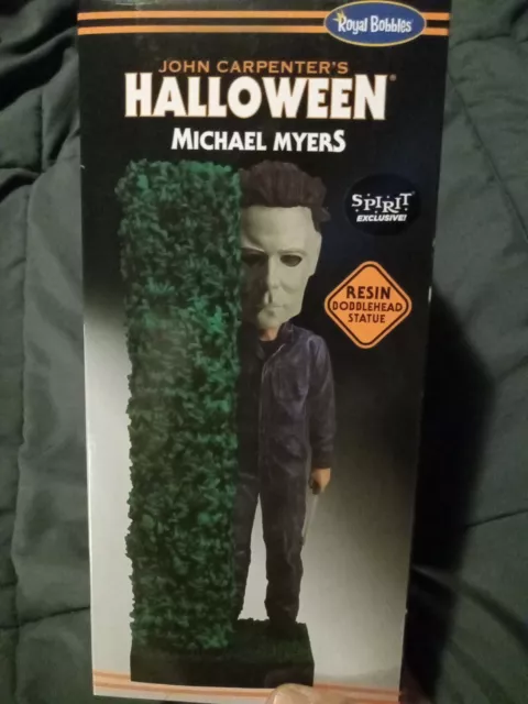 John Carpenter's Michael Myers rare spirit exclusive resin bobblehead statue.