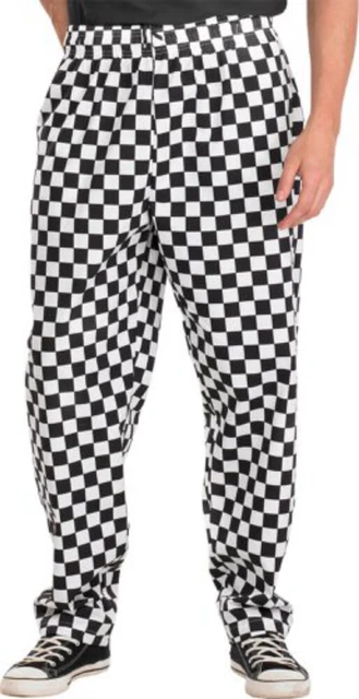 Beeswift Chefs Trousers Black / White S