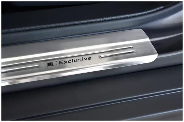 Acero Inox. Exclusivas Umbrales para Nissan X-Trail 3 Año Fab.