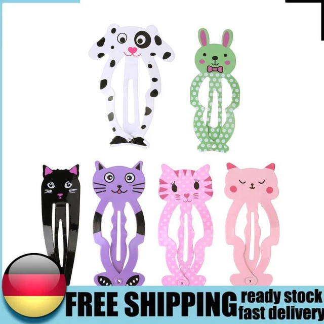 SuPoo 20er Set Niedliche Mini-Blumen-Haarspangen – Schwarze Clips Für Mädchenhaare