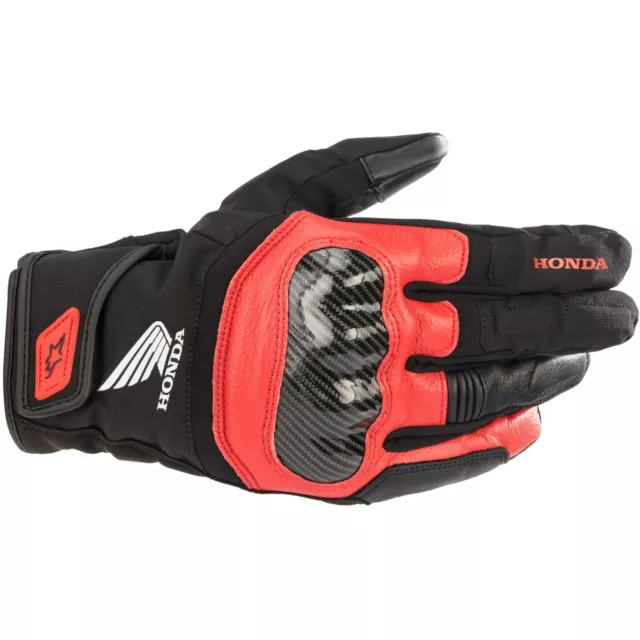 Alpinestars Smx Z Drystar XXL Honda Gants de Moto Étanche Noir-Rouge