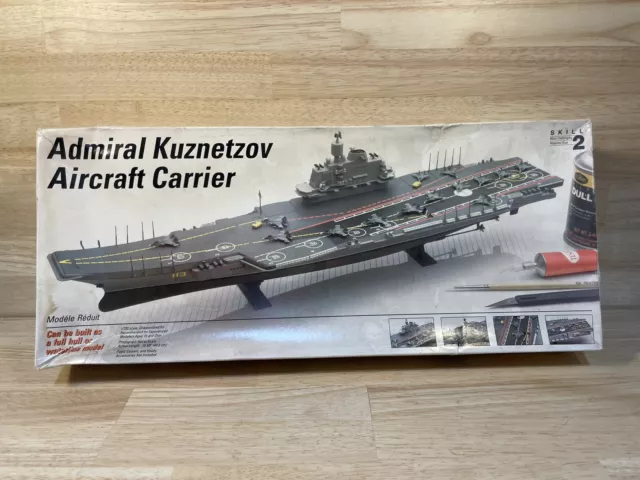 Testers 1:720 Model Kit Aircraft Carrier Soviet Russian Navy Admiral Kuznetzov