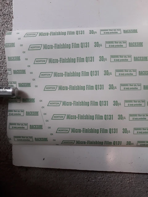 norton q131 lot of 24 sheets 9x11 30u super fine sanding sheet
