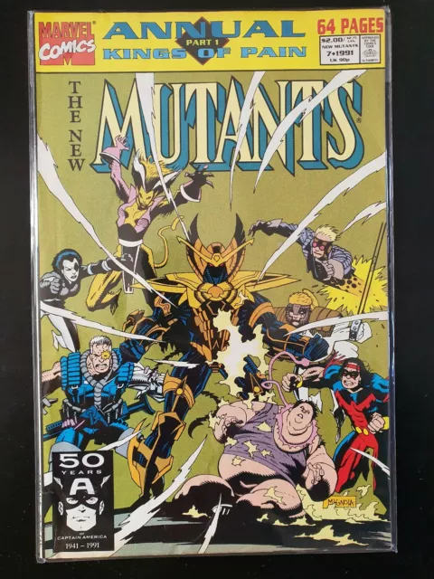 The New Mutants Annual #7  Marvel 1991. Kings of Pain 1 FREE SHIPPING