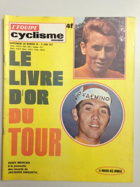 Magazine L'Équipe Cyclisme – Tour De France 1973 – Édition Originale – Bon état