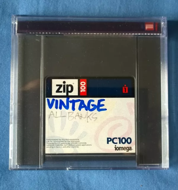 EMU "Vintage" sample collection on  ZIP100 disk