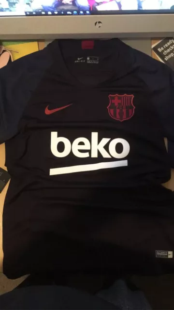 NIKE FC MEN S Barcelona Breathe Squad Men s Football Top S