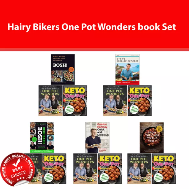 Hairy Bikers One Pot Wonders, BISH BASH BOSH, Gino's Italian | Variation listing