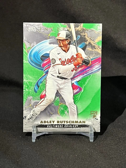 2023 TOPPS INCEPTION Adley Rutschman vert SP RC parallèle Orioles de ...