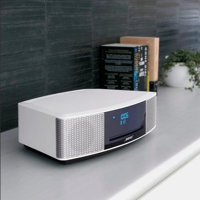 NEW BOSE WAVE Music System Iv 4 Cd Dab Radio Alarm Clock Arctic White £