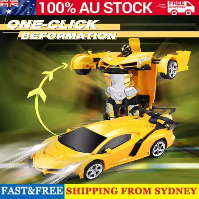 Transformer RC Robot Car Remote Control 2 IN 1 For Kids Boys Toys Gift Toy