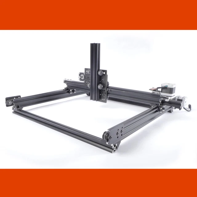 3DTwinX Gantry CNC System Linearführung (1000x1000mm) mit Riemen & 4 x NEMA17
