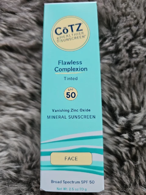 CoTZ FLAWLESS COMPLEXION Tinted Mineral Sunscreen ANTI AGING Vanishing Zinc Oxid