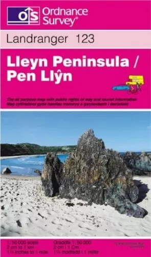 Lleyn Peninsula (Landranger Maps) by Ordnance Survey Sheet map, folded Book The