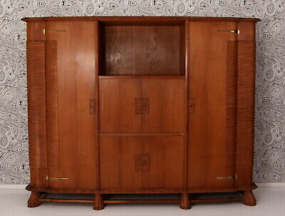 Art Nouveau Colli Turin Cabinet 10er/20er J. Oak Wardrobe Oak 20s Armoire 3