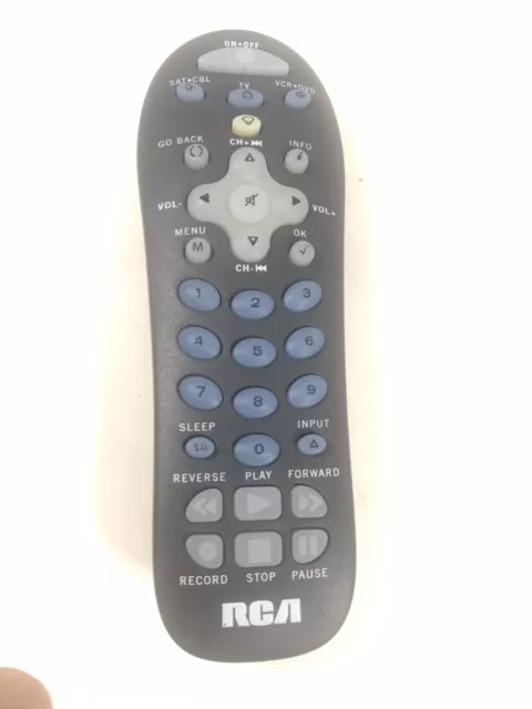 RCA RCR311W UNIVERSAL REMOTE CONTROL - Light Up Remote Cleaned Tested Works