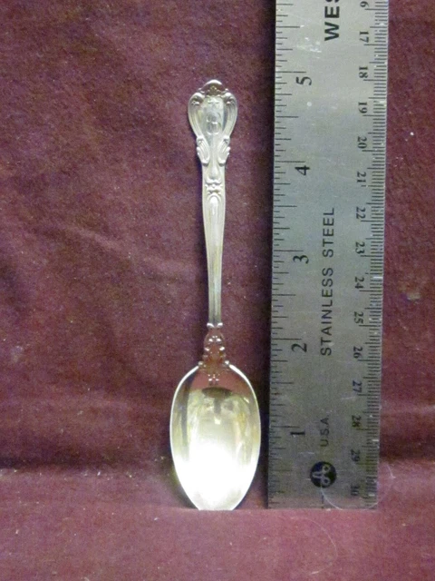 Sterling Gorham Chantilly COFFEE  SPOON 5" 15g monogram  B